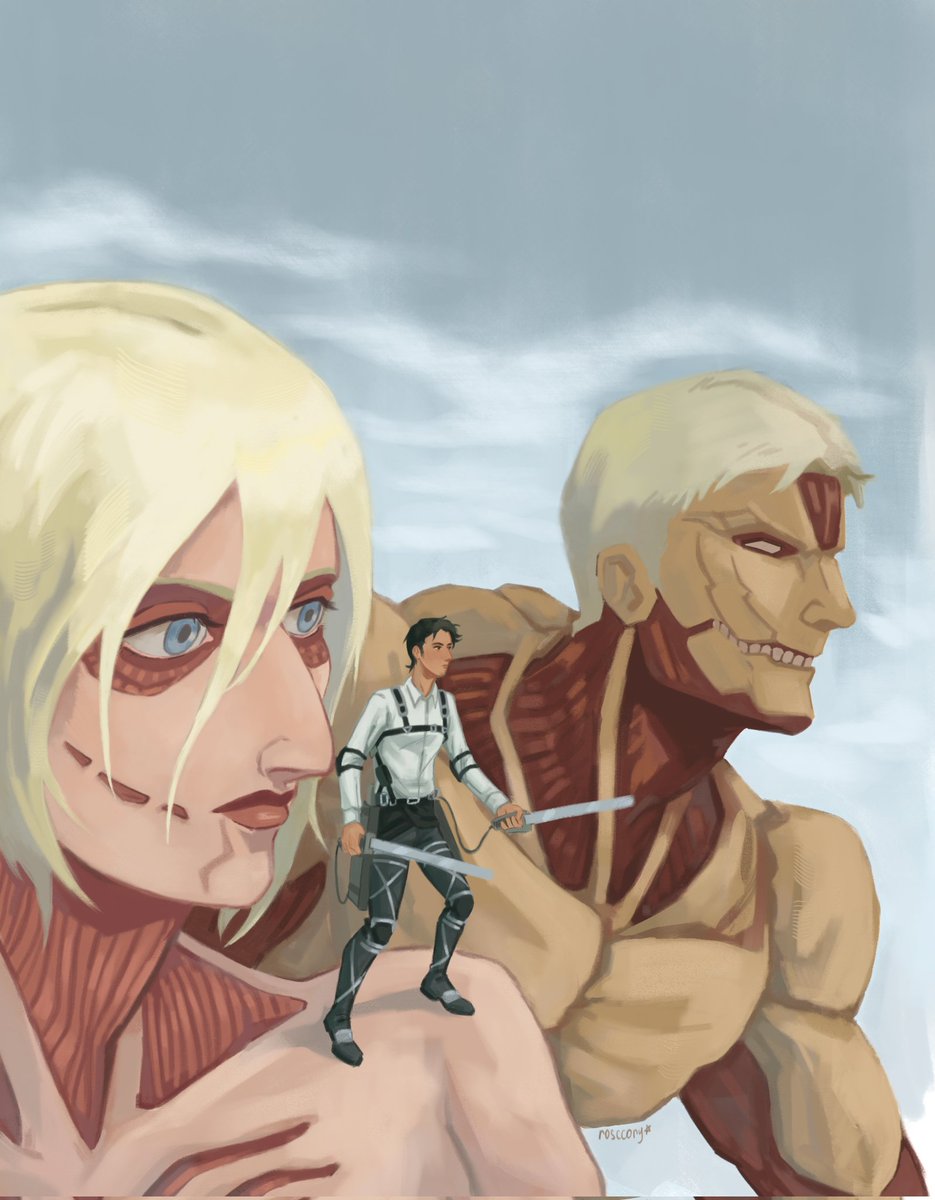 rosccory's tweet photo. Day 5: warriors

#Bertholdtweek2025 #aot https://t.co/1RxxFt7vCC