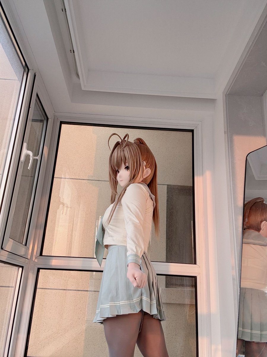 Altair_CN's tweet image. 今天是青涩的抹茶小蛋糕🧁！每天给大家带来不一样的感觉！#kigurumi #着ぐるみ #千斗いすず #千斗五十铃