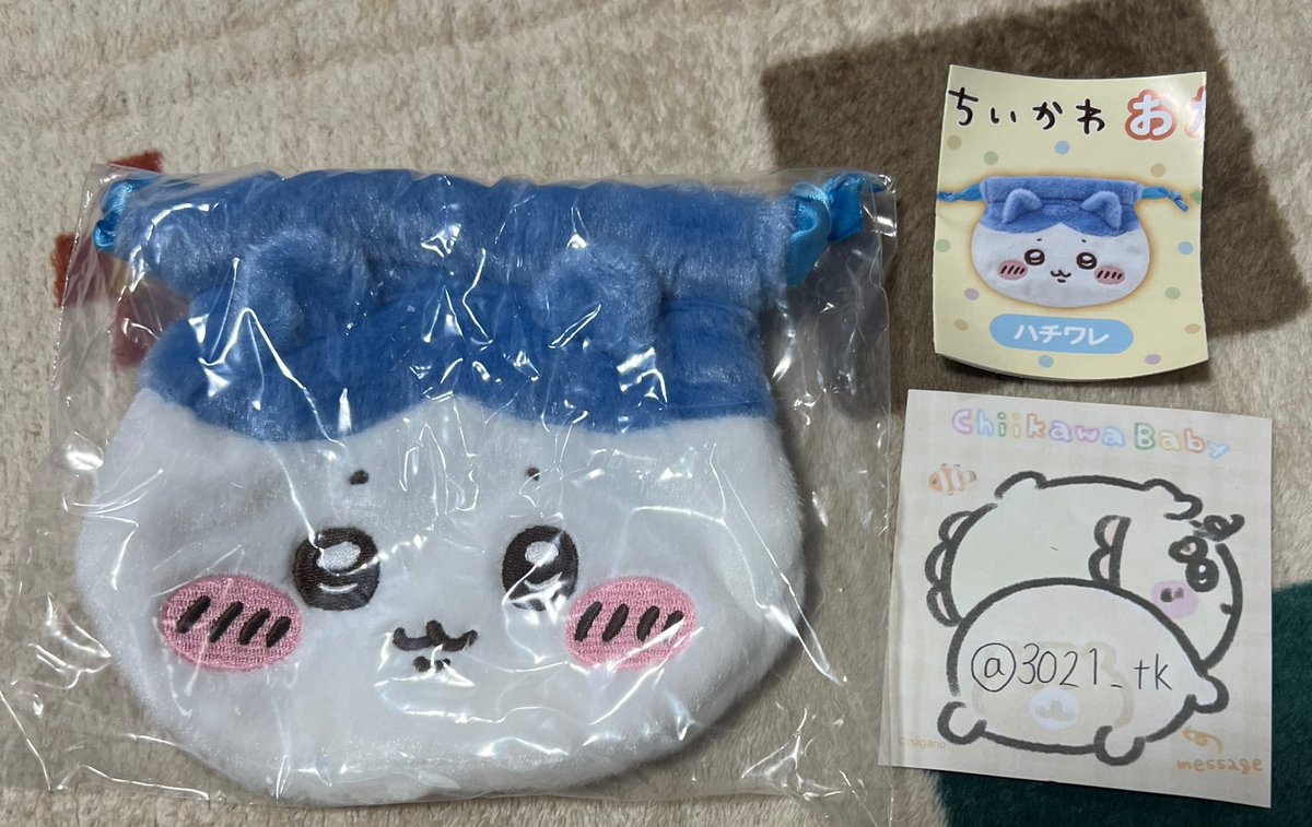 3021_tk's tweet photo. 【交換】

ちいかわ おかお巾着 

譲：ハチワレ
求：シーサー

郵送にて交換希望です。
お気軽にお声掛け下さい。

#ちいかわ交換 https://t.co/HZ2PhvrNFZ