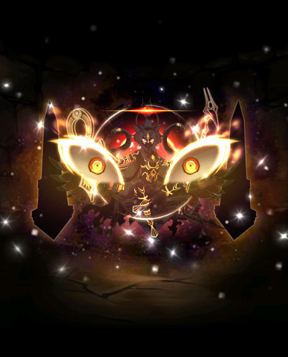 TNRMFS's tweet photo. 年末年始チャレンジクリア！
3択ガチャはアトゥム😇神バッジget
#パズドラ https://t.co/WJzov4q4MC