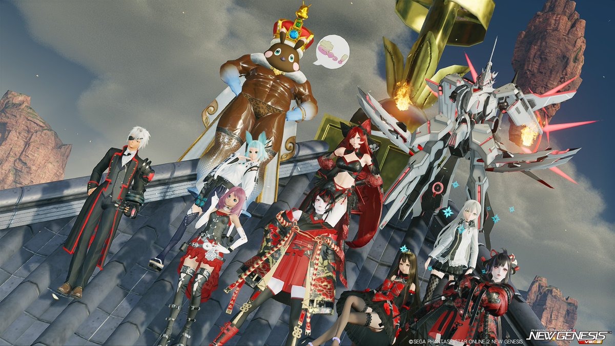 plum565's tweet photo. みすちーむのチームルームにお邪魔してきた時の
#フェオ同盟 
#PSO2NGS_SS︎ 
#メンテの日じゃないけどssを貼る https://t.co/xDV3E3b7OY