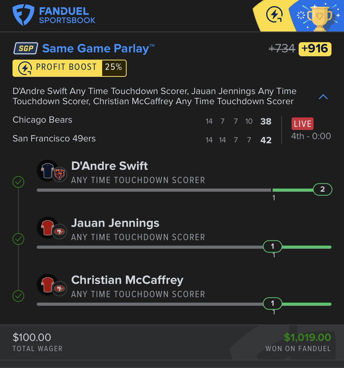 BLESSING $200 TO 2 PEOPLE WHO LIKE+RT❤️ Picking winners in AM 🐥

HAPPY HOLIDAYS EVERYONE 🚀🫶
 +916✅  $100➡️ $1019

🚨60 PERCENT FLASHSALE FOR ALL PLAYS NEVER AGAIN⬇️
dubclub.win/r/p/pri-z2hdd/…