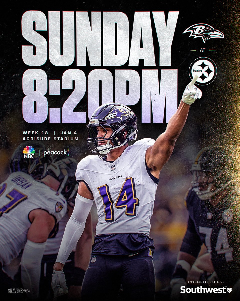 Ravens's tweet image. It all comes down to this for the AFC North crown.