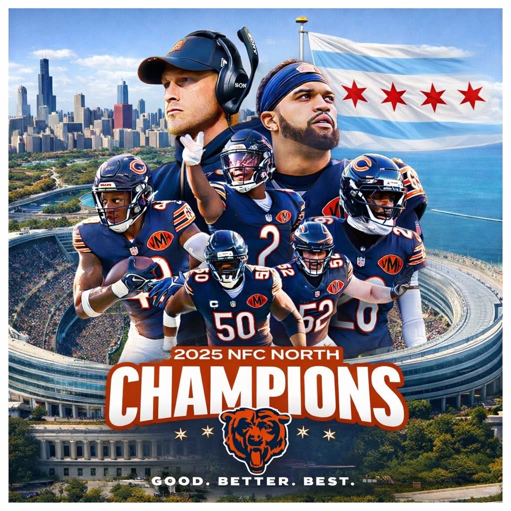 All good, just a hiccup. Still YOUR NFC North Champions.

#ChicagoHistory 🐻⬇️🏈💪