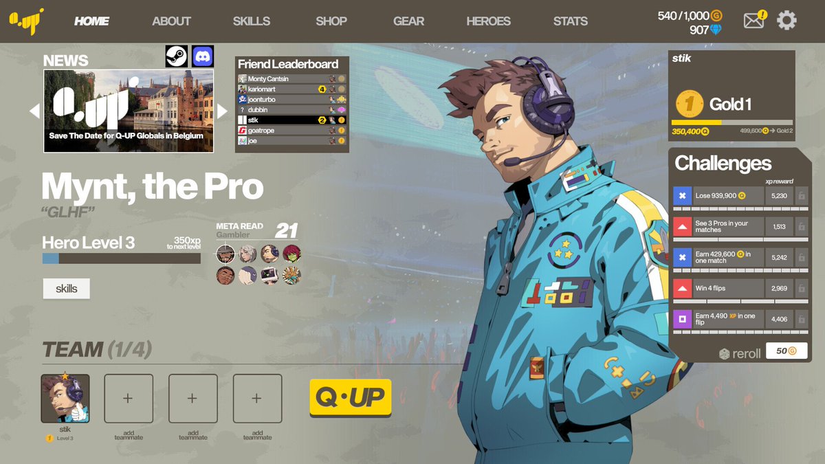 Q-UP is $7.49 on Steam buff.ly/iUTkwz5 

Deck playable