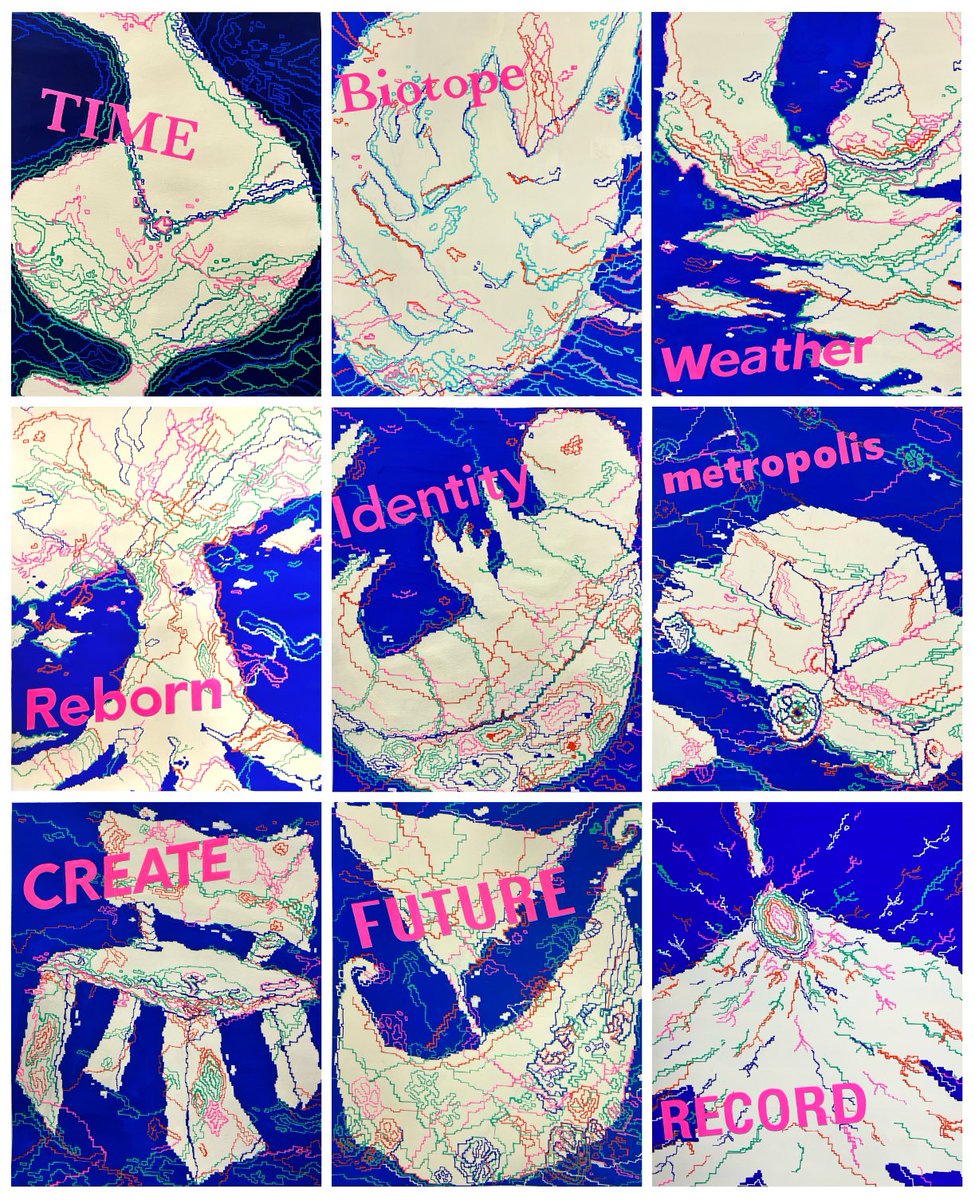 chibe_tosuna's tweet image. 多摩グラ色彩対策✌️
色彩がめちゃ好きでした！