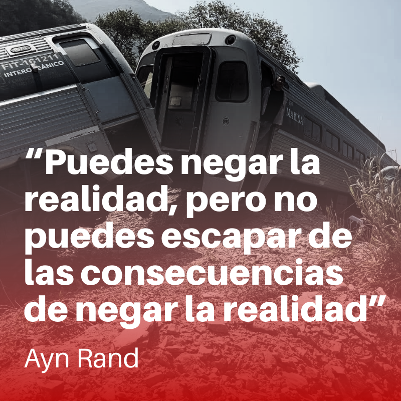 PLibertarioMx's tweet photo. Otro día, otro episodio en que la negligencia de MRN, encarnada en sus pésimas obras y su corrupción rampante, cobran la vida de mexicanos.
#treninteroceanico #MorenaMata #ClanAndy #Balastro https://t.co/j2OAiss0Sr