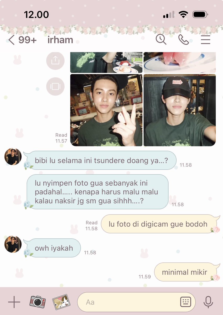 jourosalie's tweet image. irham dan 1001 cara nya meluluhkan bibi