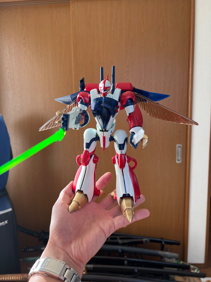 聖戦士ダンバイン R3ビルバイン完成‼️😆 デカい‼️スプレー缶塗装で