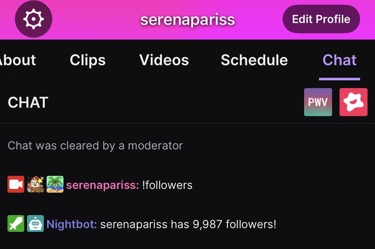 Hi cutiesss 🫶

I’m officially 13 friends away from 10K on Twitch and this has been a HUGE goal of mine.

Tomorrow is my last stream of the year, and I’d love to hit it with you there 🥹✨
If you haven’t yet, please help a girl out and drop a follow 💕

👉 twitch.tv/serenapariss