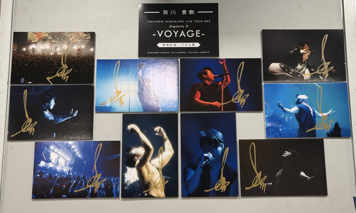 新宿のタワレコで見ました 確かにパネルの位置が高くて写真撮り