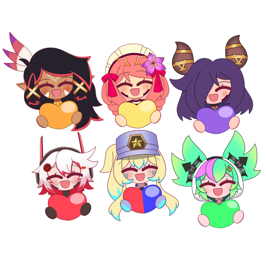 RacketVT's tweet photo. #Vallure
#Sketchzu ๐งก
#DrawMaraAra ๐
#PhylaArts ๐
#illusinthya โค๏ธ
#WantedCeru โค๏ธ๐
#WilloPaint ๐
Happy new year, and happy 6 months, Forbidden!!!!!! https://t.co/Q5AbbdXKiT