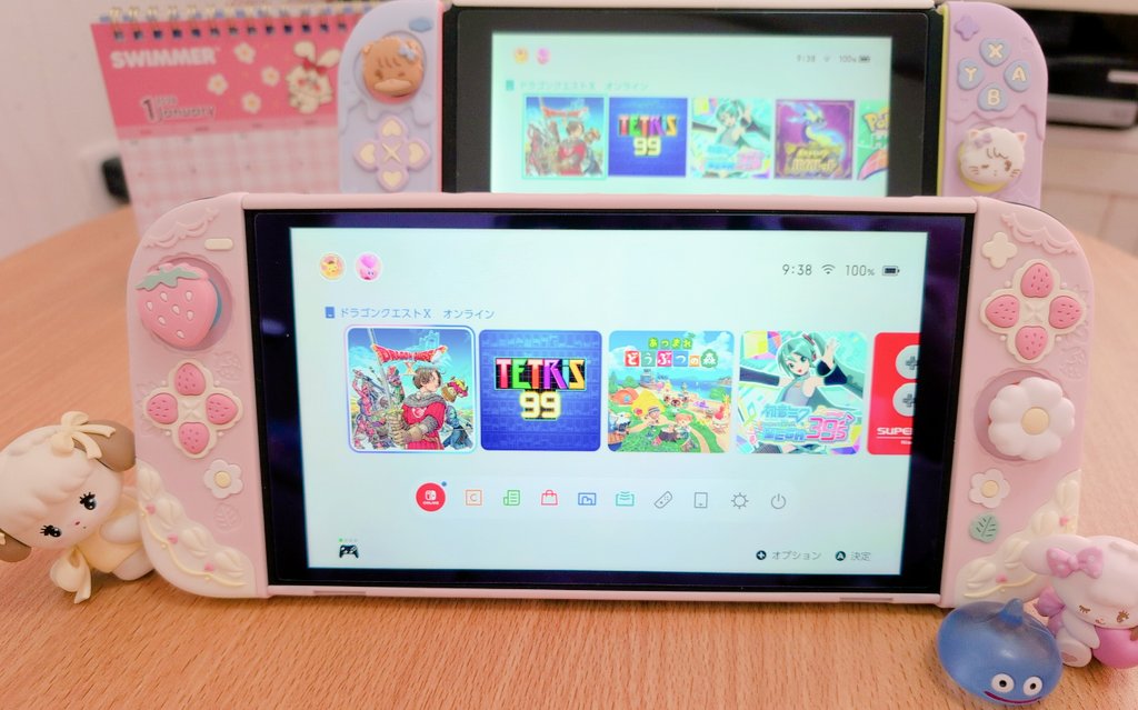 ピンクのいちごのSwitch２カバー
やっと買えたー.ᐟ.ᐟ
めっちゃかわいい꒰˶ᐢ. .ᐢ˵꒱♥︎
奥にあるSwitch１のほうのカバーもお気に入りです🩷
２のプロコンカバーもお願いします✧*。

🍓ꕤ୭*🍓ꕤ୭*🍓ꕤ୭*🍓ꕤ୭*🍓ꕤ୭*🍓ꕤ୭*