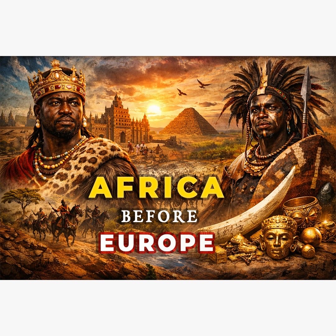 panafstories's tweet photo. Before Europe.
Africa already was.
Africa Before Europe — coming soon.
#AfricaBeforeEurope #AfricanHistory #PanAfrican #UntoldHistory #AfricanNarratives #BlackHistory #DecoloniseHistory https://t.co/JCnCv6de0X