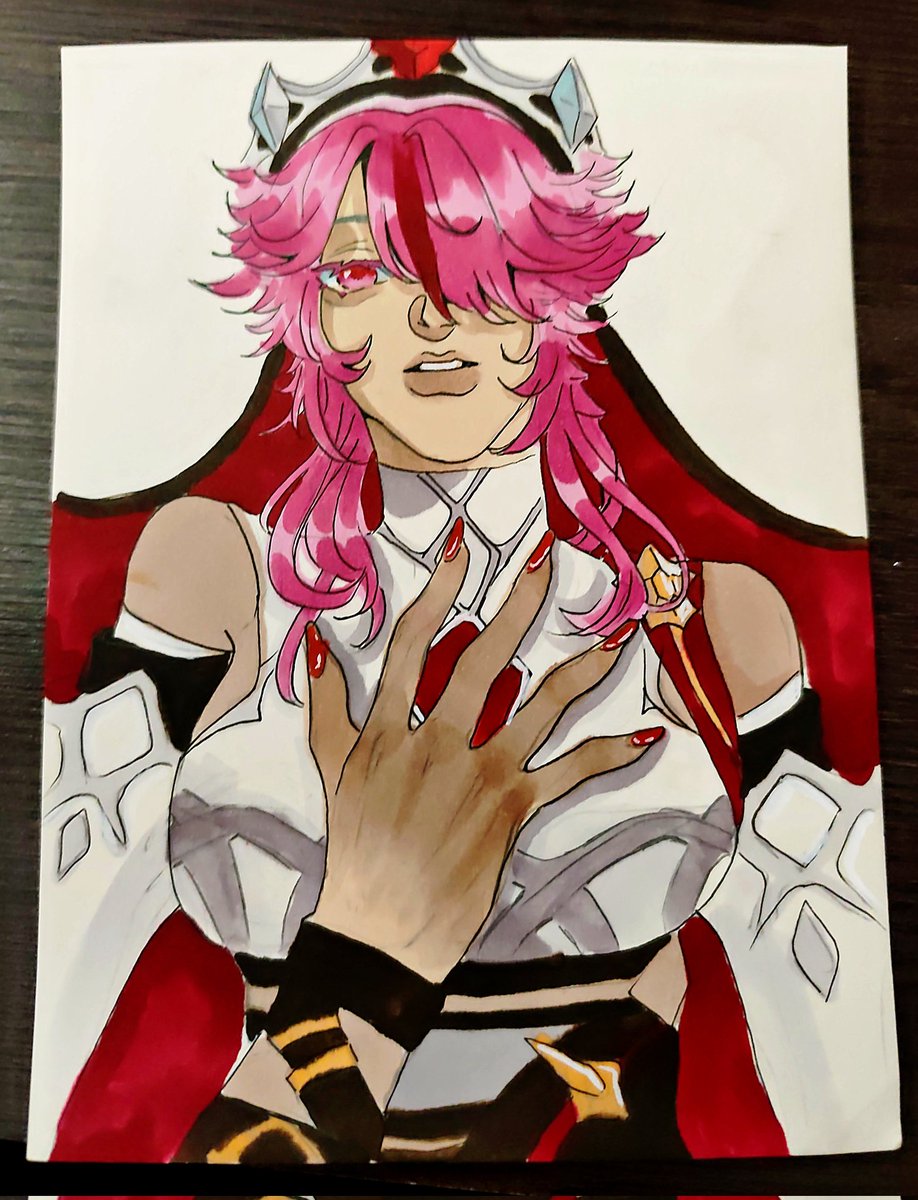 AMJEEEEEE's tweet photo. #Rosaria #GenshinImpact #fanart https://t.co/kvQtjaXc5g