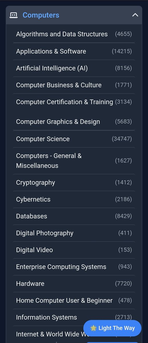 softwerica's tweet image. utilidade pública: site com PDFs de livros gratuitos (programação, ciência, ficção, culinária, fantasia e entre outros)
disponível livros em pt-br também! 
welib.org