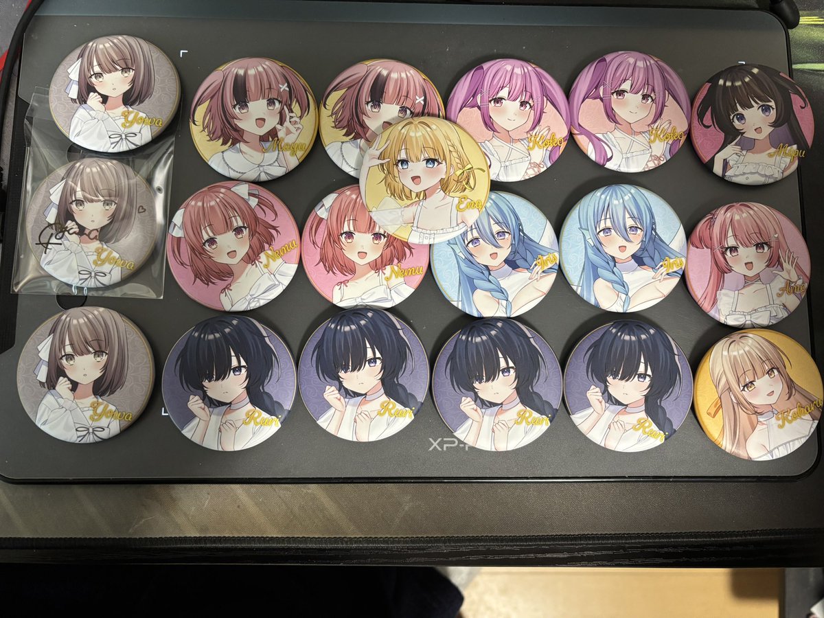 らいとあっぷ冬フェス2025 サイン入り缶バッジを引けたし、ホープフル