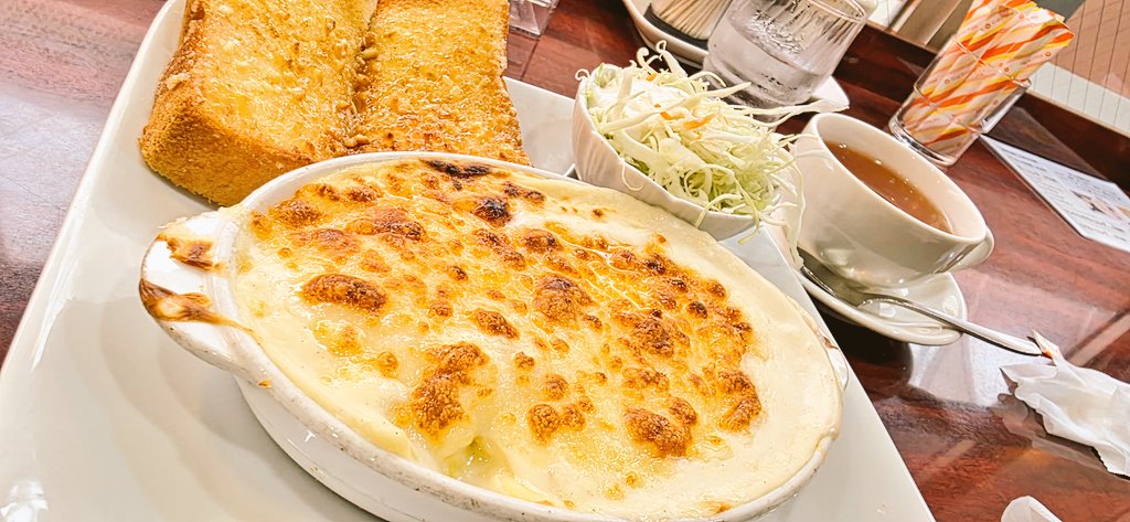 出発前にモーニング! 