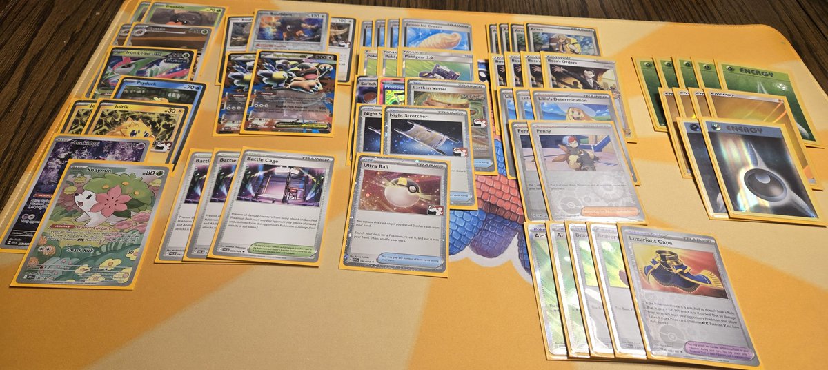 Ended 3-2 at the NRG invitational. Tested triple battle cage. Stadium bumps were nice but should be different. List is ever evolving. Thanks to my testing group <a href="/PackalakaTCG/">EGS | Kenny Packala🔜Seattle/PR</a> <a href="/tcg_evan/">EGS | Evan Campbell</a> <a href="/EpicNimmons/">Anthony Nimmons • EGS</a>.