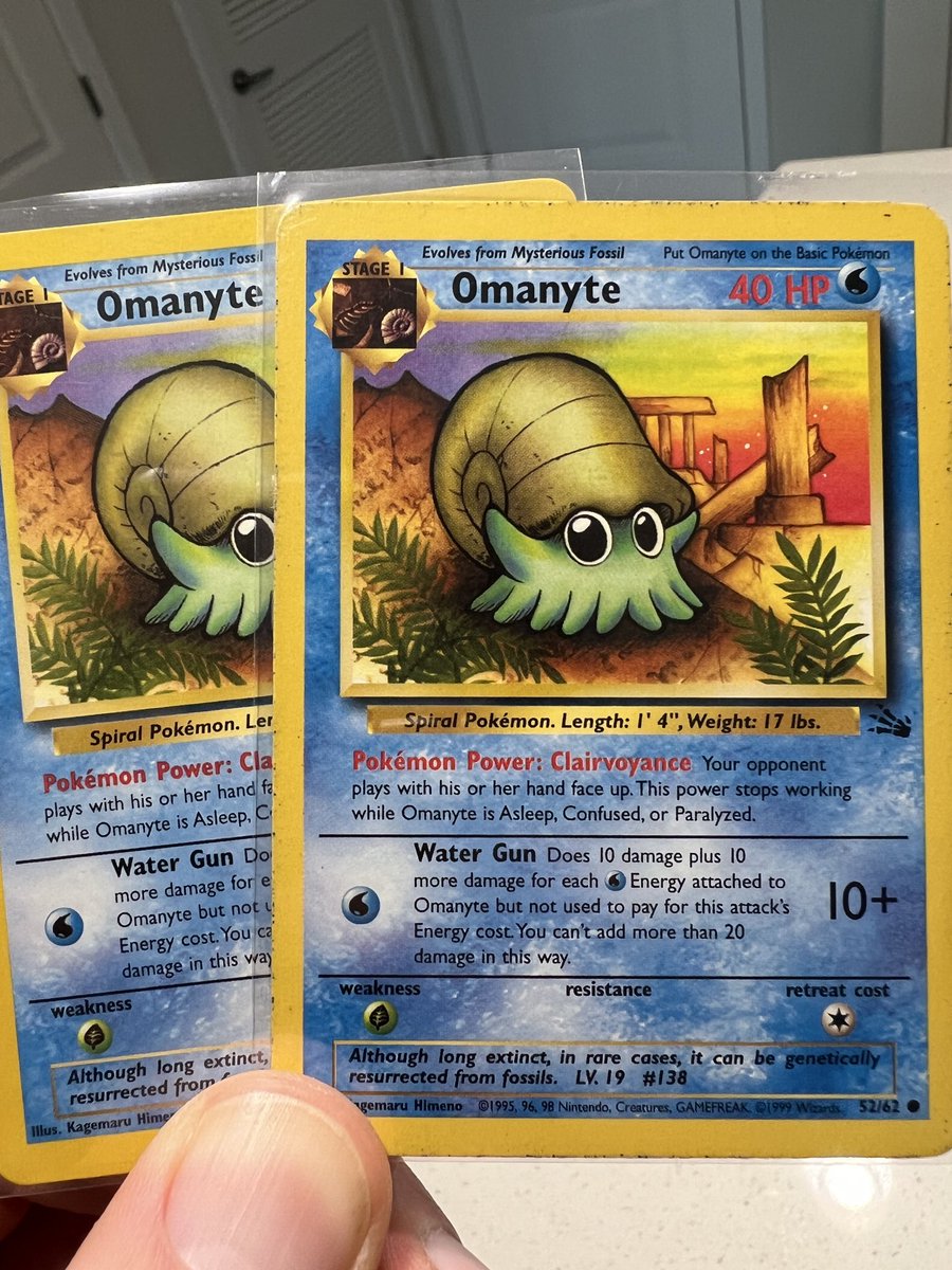 RobKennard_'s tweet photo. @OmanyteOverlord @KabutoKing_ @getcollectrapp @TCGplayer @cards_dot_fun @poke_rev @DeepPocketMnstr @90sPKMN @AutismCapital @solana Flea market finds today :) https://t.co/o1YtQ0ulEr
