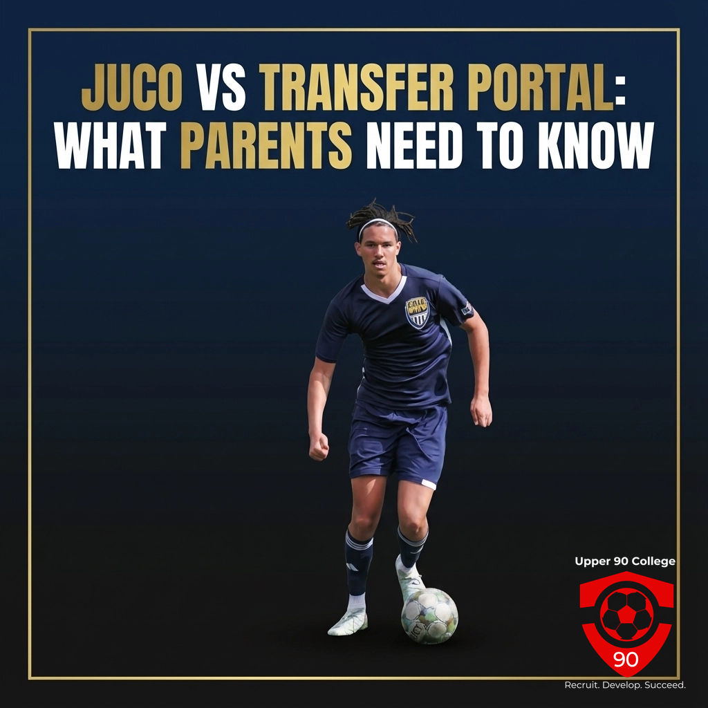 upper90APAC's tweet image. JUCO or Transfer Portal? 🚀 Here’s the truth parents need: JUCO offers instant playing time + a clear path to D1. Portal brings risk &amp;amp; uncertainty, especially for freshmen. Your athlete deserves the best fit! DM us to explore USA pathways. #U90College
