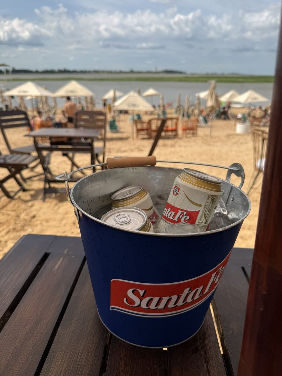 Así está el verano en Santa Fe.