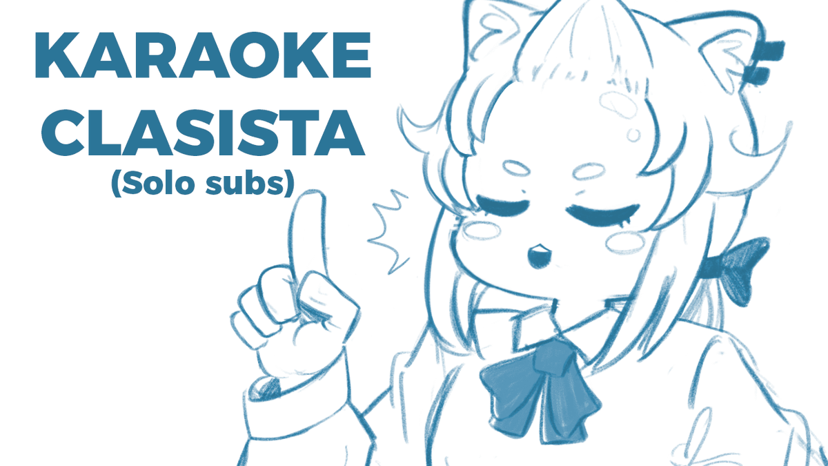 Karaoke justo ahora solo para subs!!

Llegué a casa antes de lo esperado y la verdad no practiqué antes como suelo hacer kajsndkas pero les debía el karaoke clasista. Acabo de ver que la mayoría de mi playlist son canciones son en inglés... ayuda

twitch.tv/meowdem