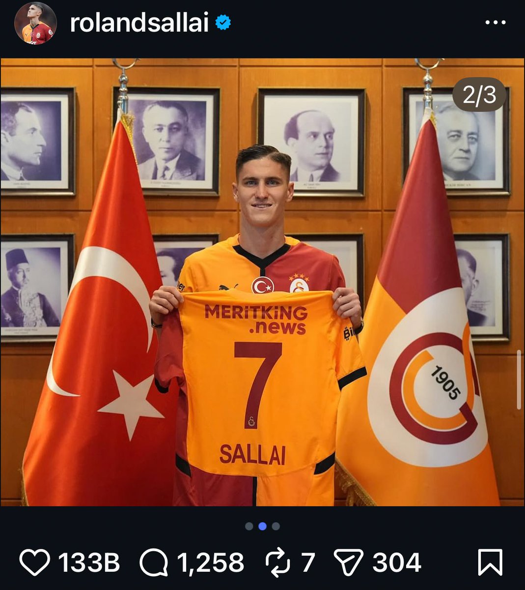 Meritking News websitesi Eylül 2024’te açılıyor. Galatasaray’a ise 12 Eylül’de sponsor oluyorlar. 

Sıkı durun. Websitenin Eylül ayı toplam ziyaretçi sayısı sadece 1000 kişi :)

Yalnızca bin kişinin ziyaret ettiği websitesi 12 günde ne kadar para kazandıysa Galatasaray’a 14