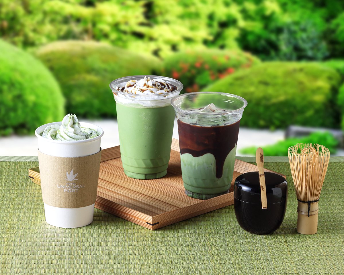 抹茶ドリンクフェア開催中🌿／ ・バニラ抹茶ラテ ・黒蜜抹茶フローズン