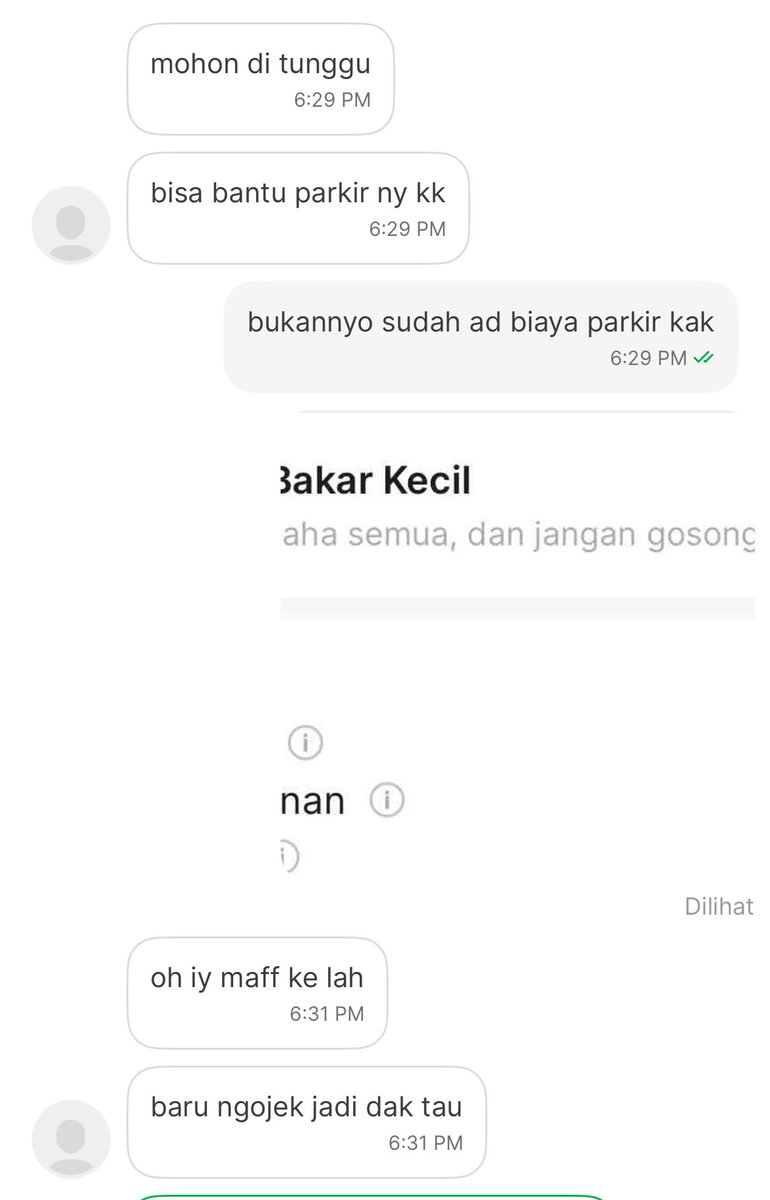 beietalk's tweet photo. @SosmedAnu sama. pdhl d aplikasi sdh ada potongan 3000 untuk biaya parkir dimintain lg. pas d kasih tau alesan bru ngojek. males bgt nemu org kek gini https://t.co/4BhsU7U5nf