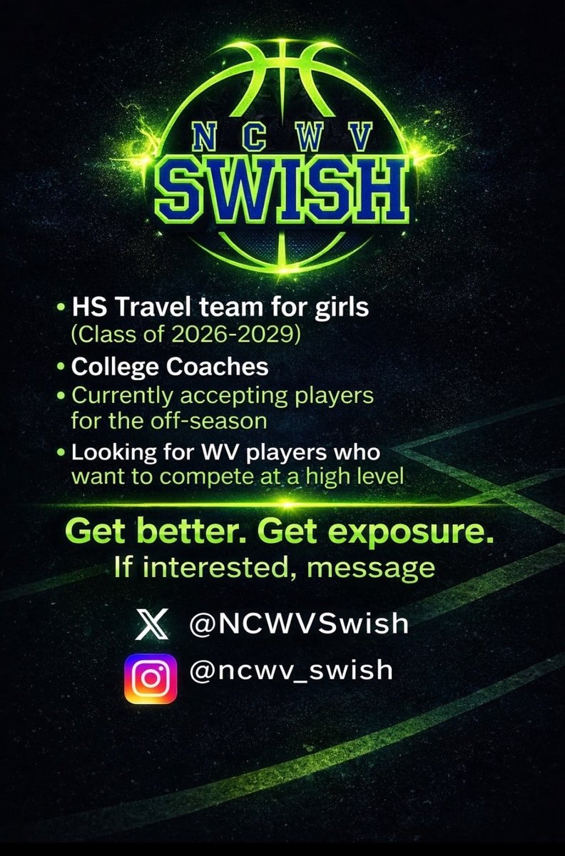 NCWV Swish tweet media