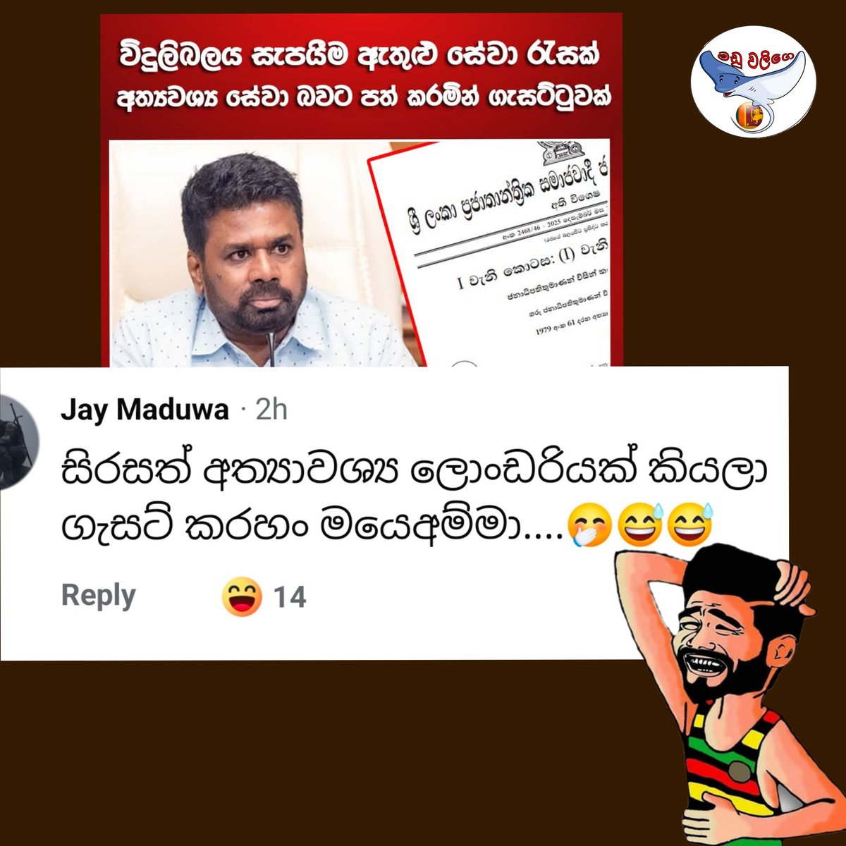 Madu Walige - මඩු වලිගෙ tweet media