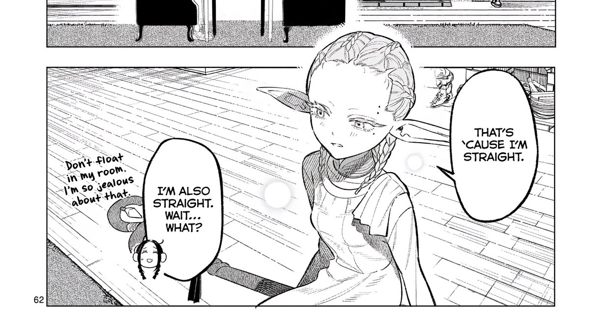 cidallel's tweet image. I've been on GL for so long that this panel even caught me by surprise, like "they're straight?! Damn!"