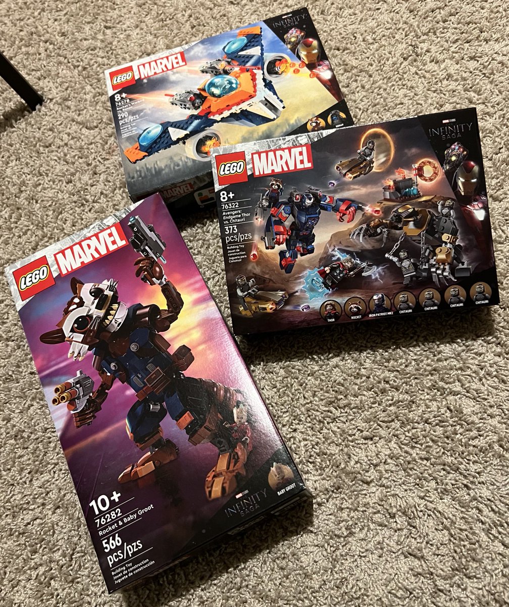 With a boy that loves <a href="/Marvel/">Marvel Entertainment</a> Guardians of the Galaxy (ESPECIALLY Groot plus a current obsession of Rocket…), it was hard when Santa couldn’t find a Rocket costume he asked for. Did find some <a href="/LEGO_Group/">LEGO</a> that made him happy! 
#BradleyCooper #Groot #Rocket #Guardiansofthegalaxy