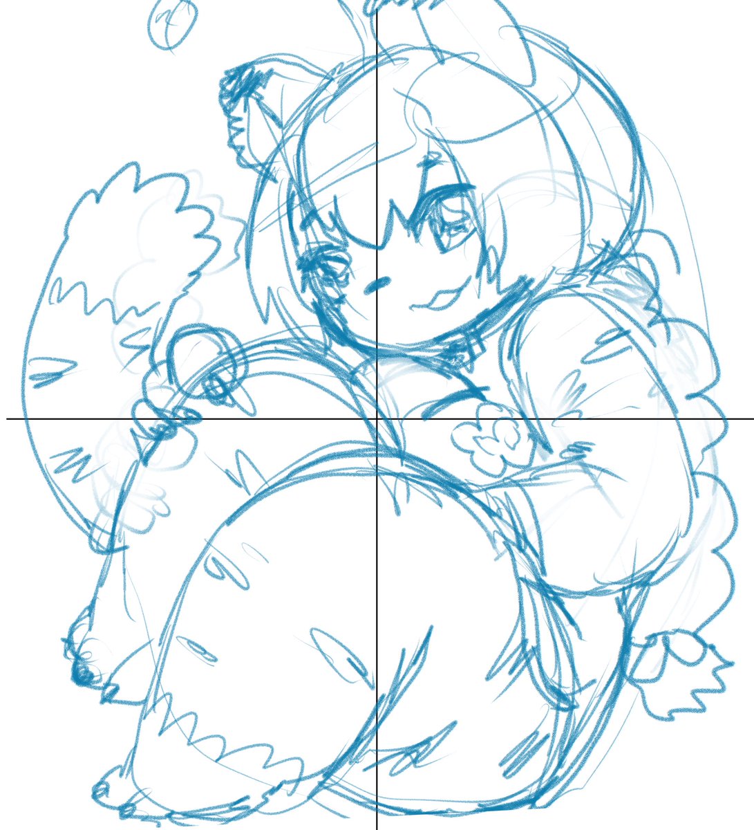 いつぞやのチャイナトラちゃんも描くよ 