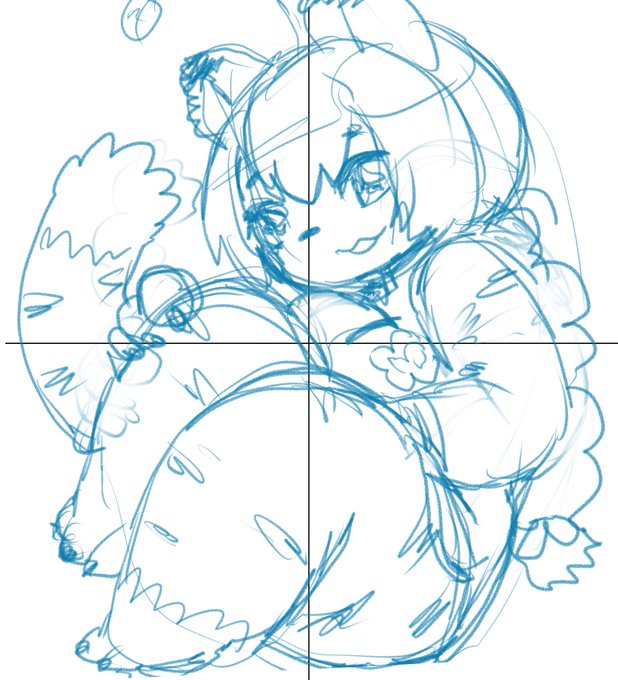 いつぞやのチャイナトラちゃんも描くよ