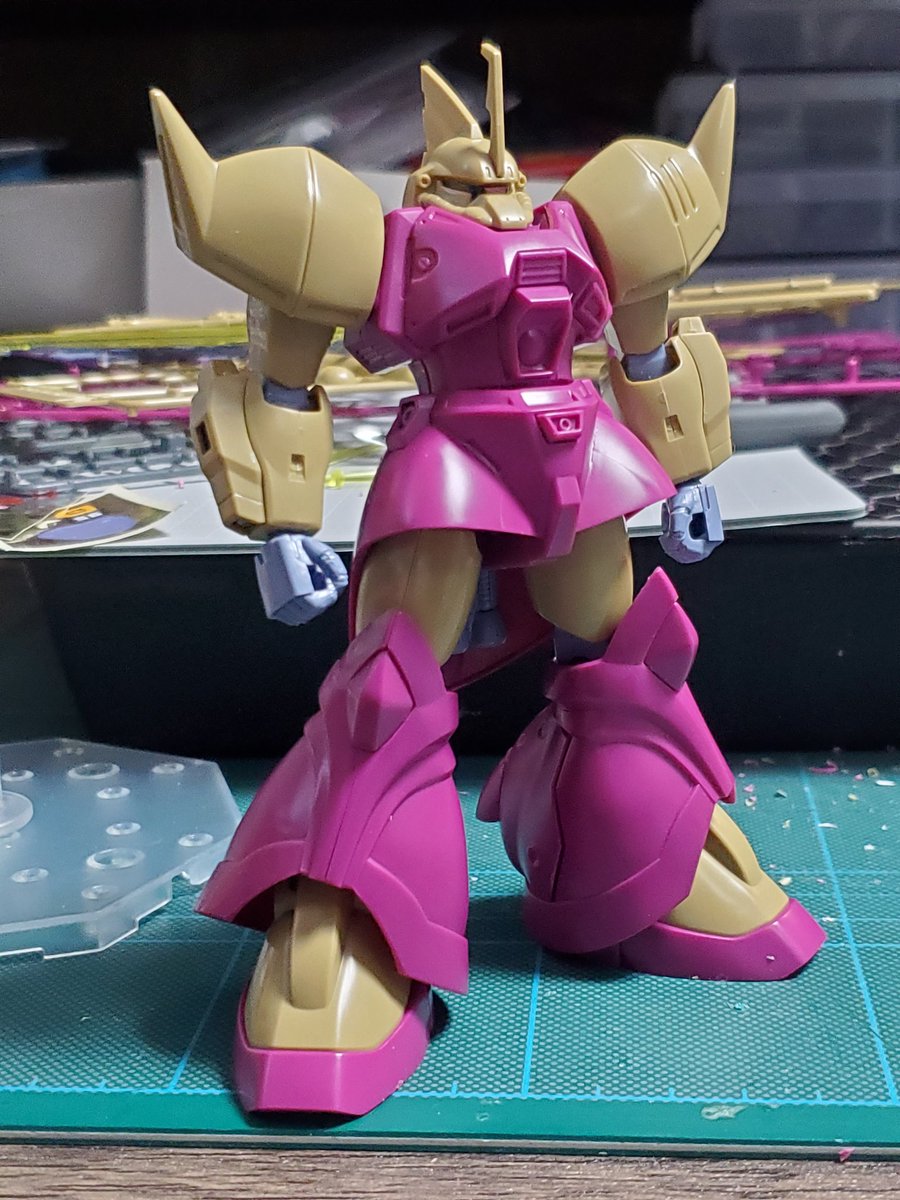 ゲルググマリーネシーマカスタム 本体完成 午後からバックパックや武装