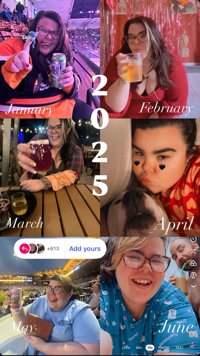 Ch3yTea's tweet image. My year in monthly photos used to took so drastically different month to month and now they all look the same :(