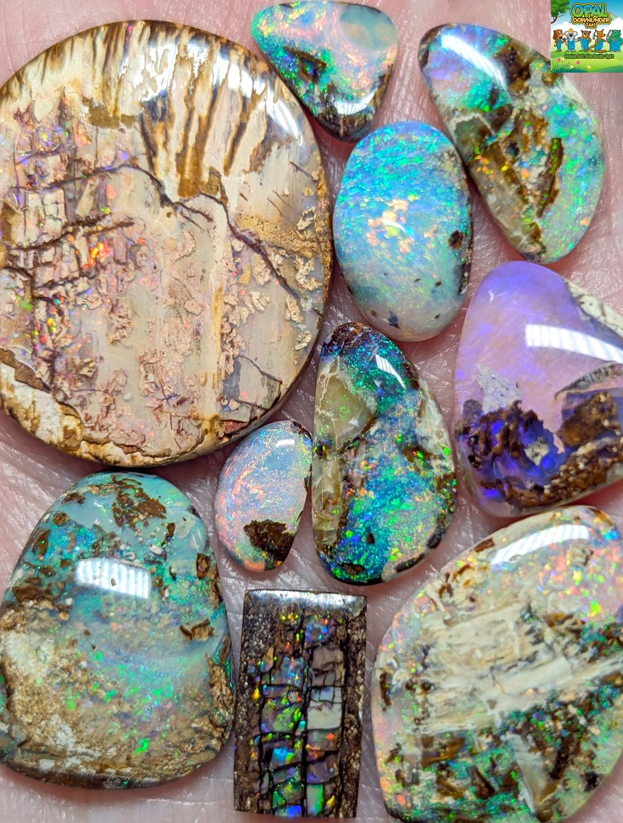 ❤❤チイコ（3点）大粒美品〚オパール 〛✨✨ ❤❤チイコ（3点）大粒美品〚オパール 〛✨✨ 遊色の洪水☆美しい