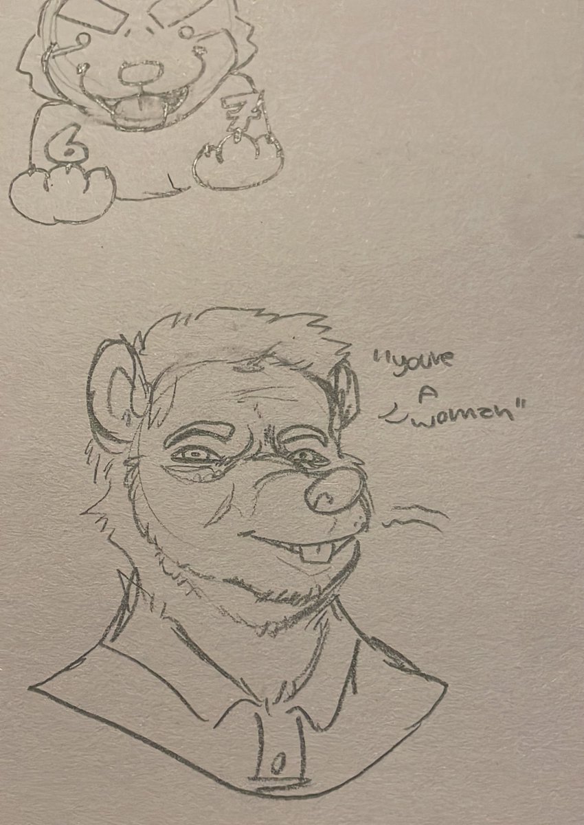 CuttingPuppy's tweet photo. @DasCorvid @mushycrouton You’re post made me angry so I made you into an ugly rat https://t.co/nzWQWDr2jd