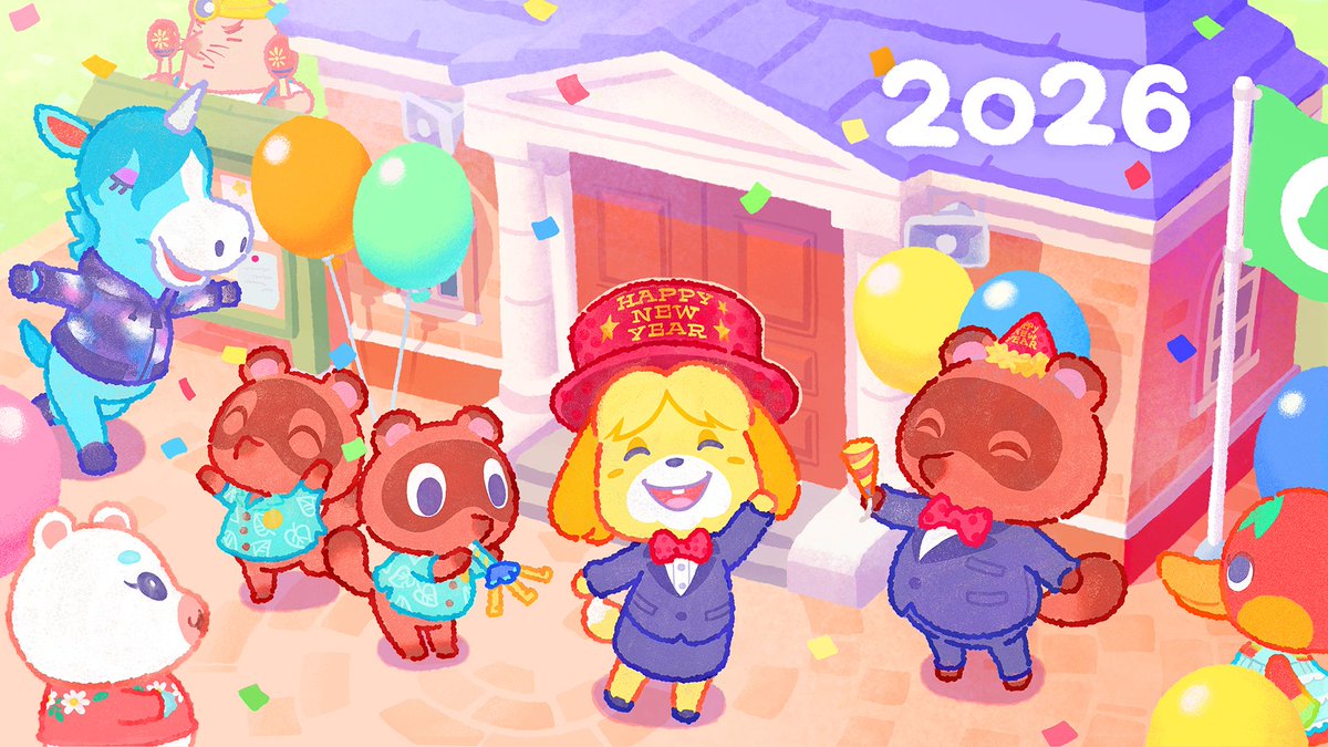 2026년 새해가 밝았습니다.
올해도 즐거운 무인도 생활을 즐겨보세요!

#모여봐요동물의숲 #NintendoSwitch #NintendoSwitch2 #Nintendo