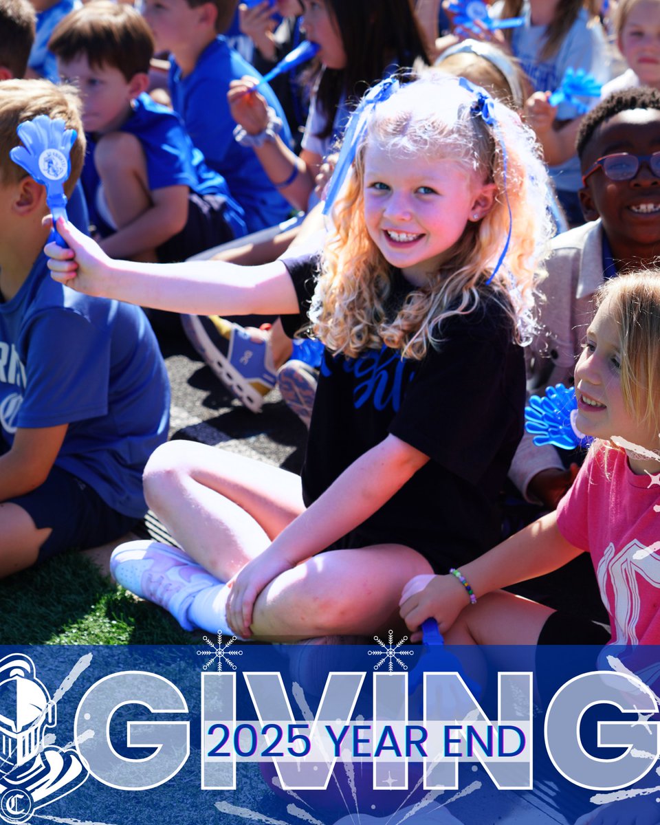 Rallying into a new year but it's not too late to give in 2025- your gifts help us equip students to influence the culture for Christ. Thank u!

✉️ MAIL: Postmark by 12/31 (CCS, Attn: Development Office, 7301 Sardis Road, Charlotte, NC 28270)

📲 ONLINE: bit.ly/giveCCS