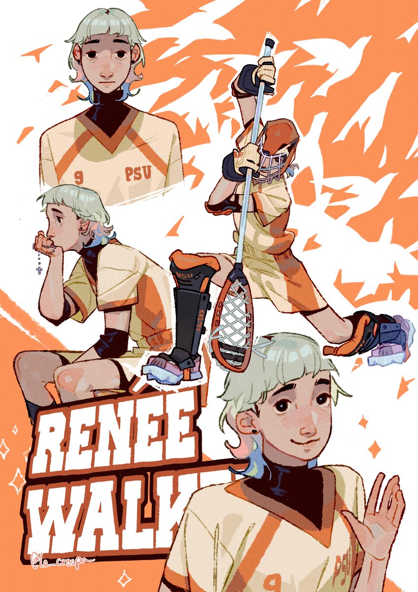 la_crospa's tweet image. Joan of exy #aftg #reneewalker