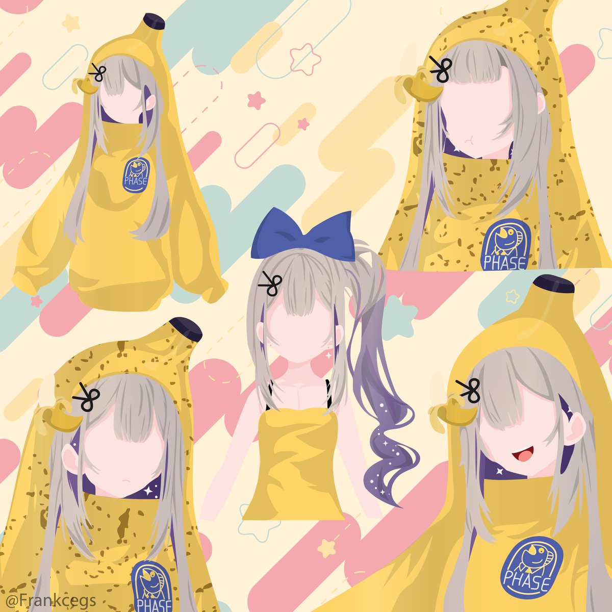 Frankcegs's tweet image. ✂️Beautiful Bunch Of Ripe Banana✨
#shiillustration