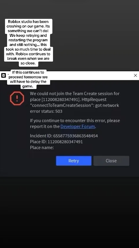 Please read. We are having serious Roblox server issues! We are trying to figured this out as our scripters are locked out of important places. We will keep everyone updated soon!
#Momocity #Robloxdev