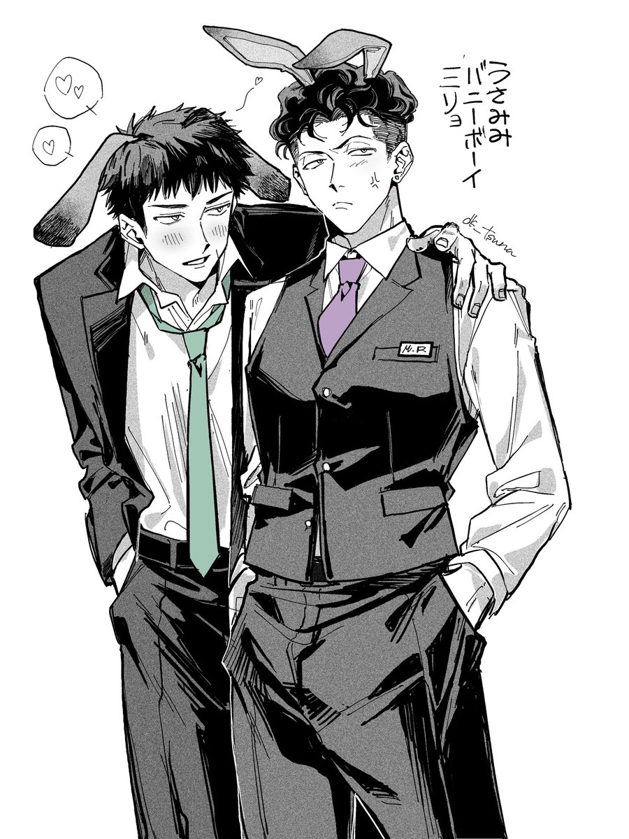 dk_tsuna's tweet photo. バニーの三リョ https://t.co/OQitkOqToc