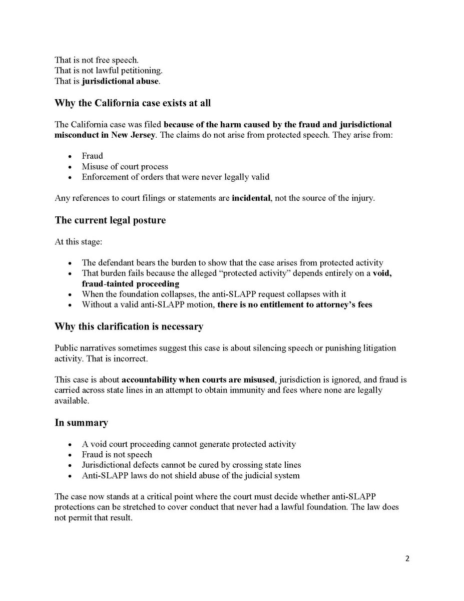 CA Case Update; law on our side which can cause retaliation. <a href="/diddydocket/">🧑‍⚖️ The Diddy Docket</a> <a href="/XAVIAERD/">Xaviaer DuRousseau</a> <a href="/Q4quise_/">Quise</a> <a href="/ComeWithFacts/">ComeWithFacts</a> <a href="/GenFlynn/">General Mike Flynn</a> <a href="/AGPamBondi/">Attorney General Pamela Bondi</a>  <a href="/FBIDirectorKash/">FBI Director Kash Patel</a> <a href="/sleezeSTAN/">ˢᴸᴱᴱᶻᴱ𝘮𝘪𝘯𝘢𝘫</a> <a href="/Christi48005289/">Silent Strength</a> <a href="/humble_sherene/">@Humble_sherene 3.27.26 #NM6 album</a> <a href="/ABC/">ABC News</a> <a href="/CBSNews/">CBS News</a> <a href="/DemoreeDocket/">The Demoree Docket #JusticeForDemoree</a> <a href="/dbongino/">Dan Bongino</a> <a href="/Akademiks/">DJ Akademiks</a> <a href="/50cent/">50cent</a> <a href="/FCLU_Phila/">FCLU Philadelphia</a> <a href="/AlwaysShanell/">It’s Shanell 💕... 🦄</a>
