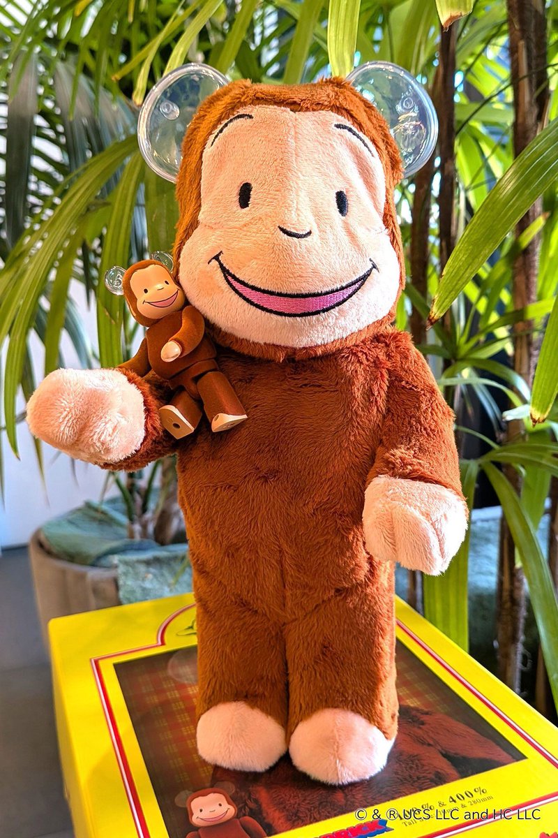 ベアブリック　おさるのジョージ　400% フィギュア BE@RBRICK - ベアブリック おさるのジョージ 400% フィギュア 着ぐるみ