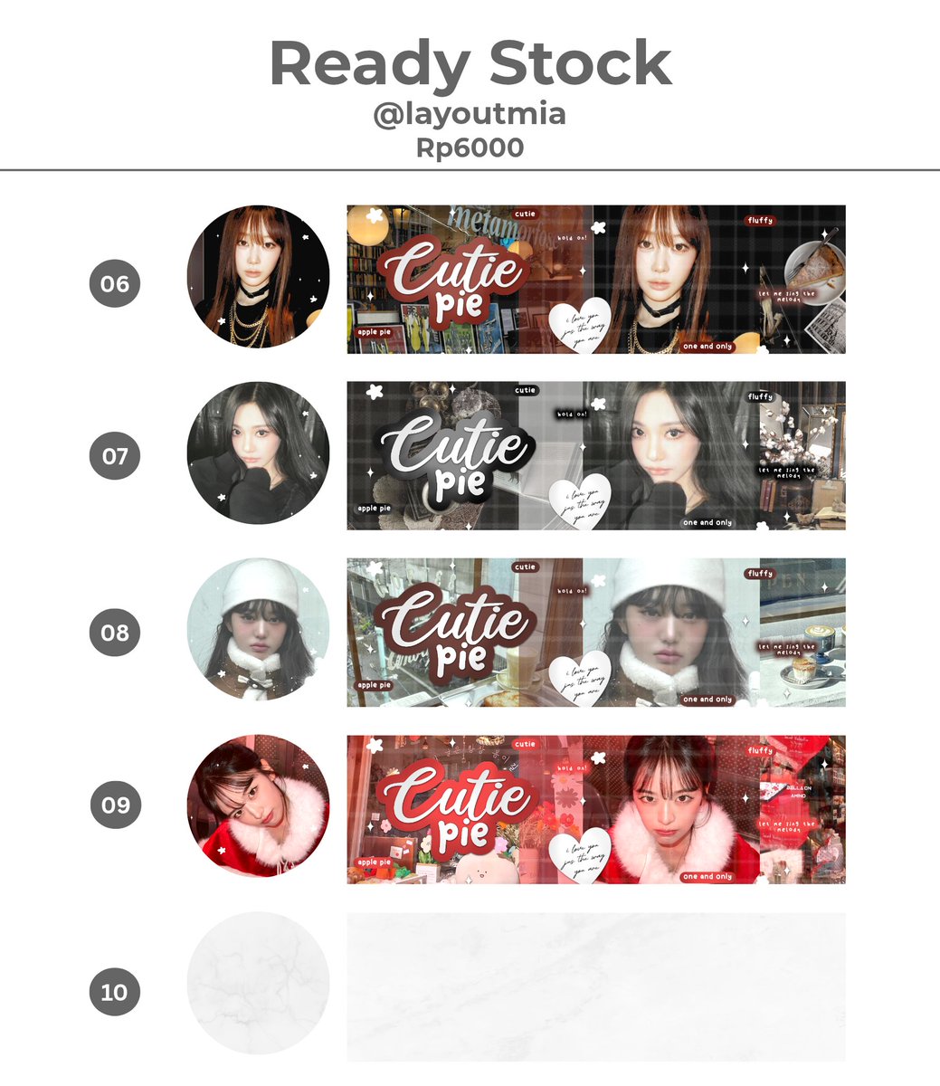 layoutmia's tweet image. ada readynya kakak! mari dm or wa di bio yaa
sold: 03