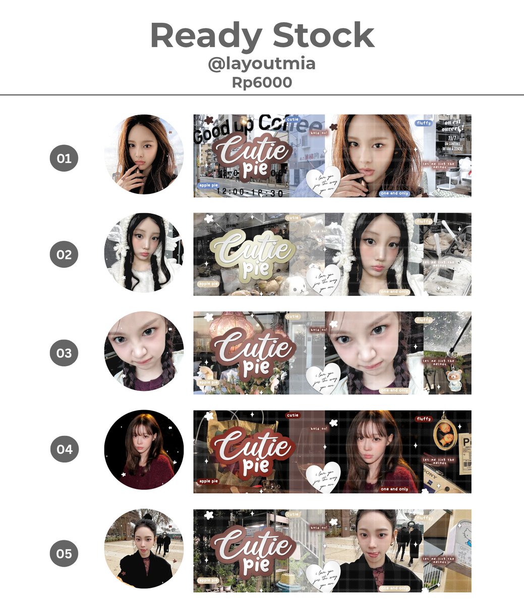 layoutmia's tweet image. ada readynya kakak! mari dm or wa di bio yaa
sold: 03